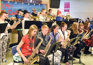 Colfax High School jazz band