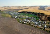 Here is a bird's eye view of race day at Webb's Slough.